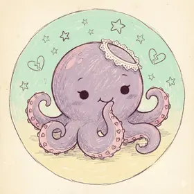 脈ありか教えてくれるタコのアイコン